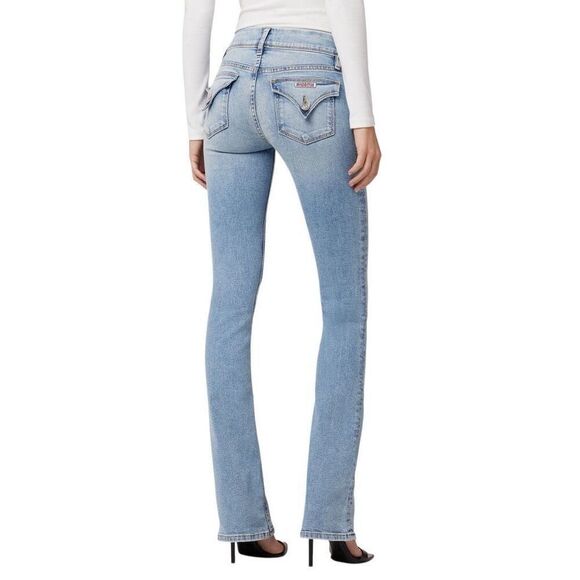 Hudson 29 32”Gray Beth Mid-Rise Baby Bootcut Jeans - Picture 3 of 9